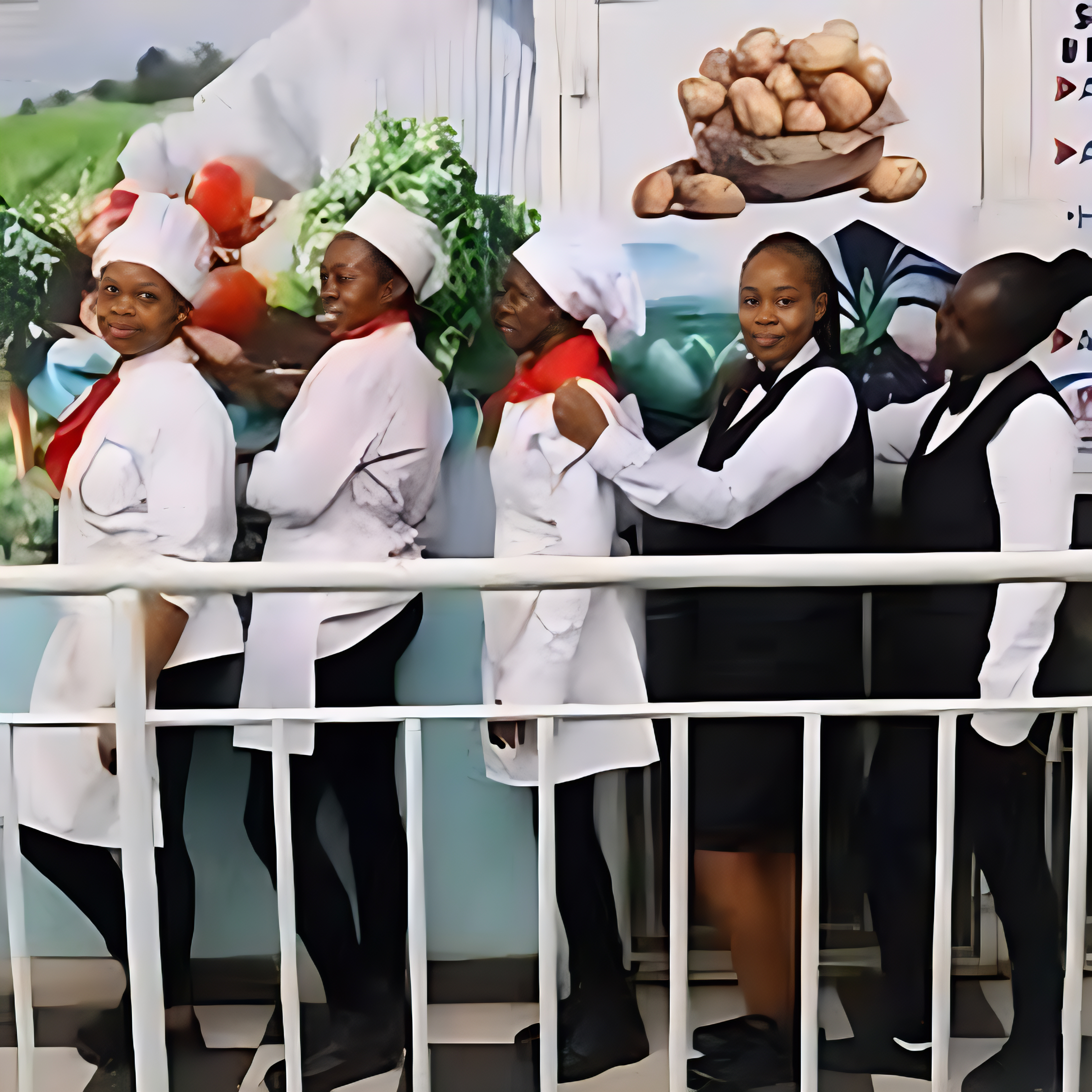 Group graduation photo